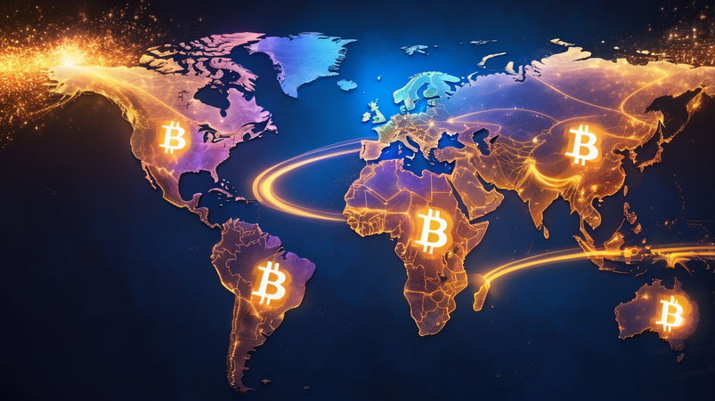 Bitcoin: quota Usa scende sotto il 45%, Asia cresce