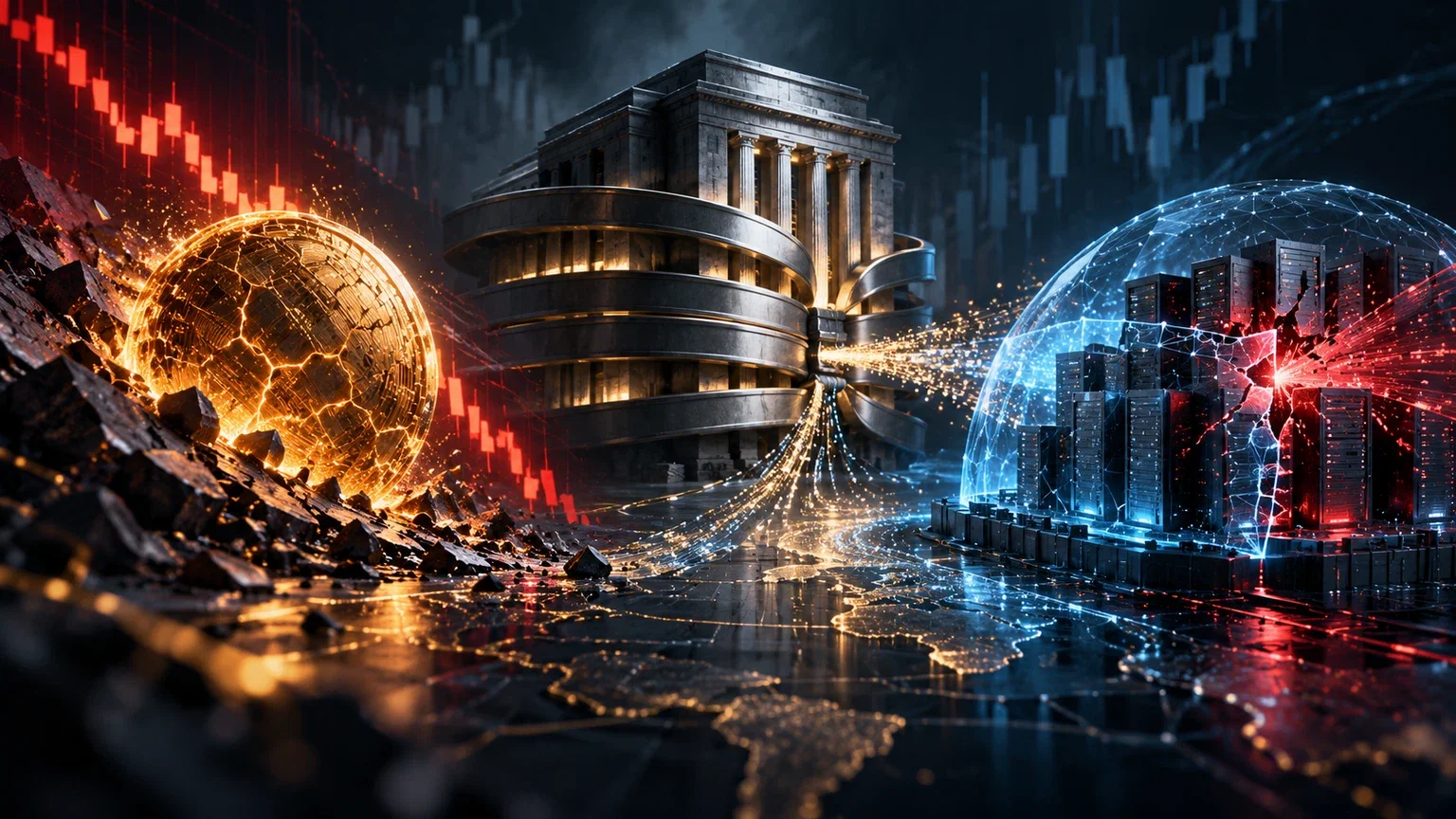 Bitcoin vacilla, la Fed resta rigida e Bithumb alza l’allerta