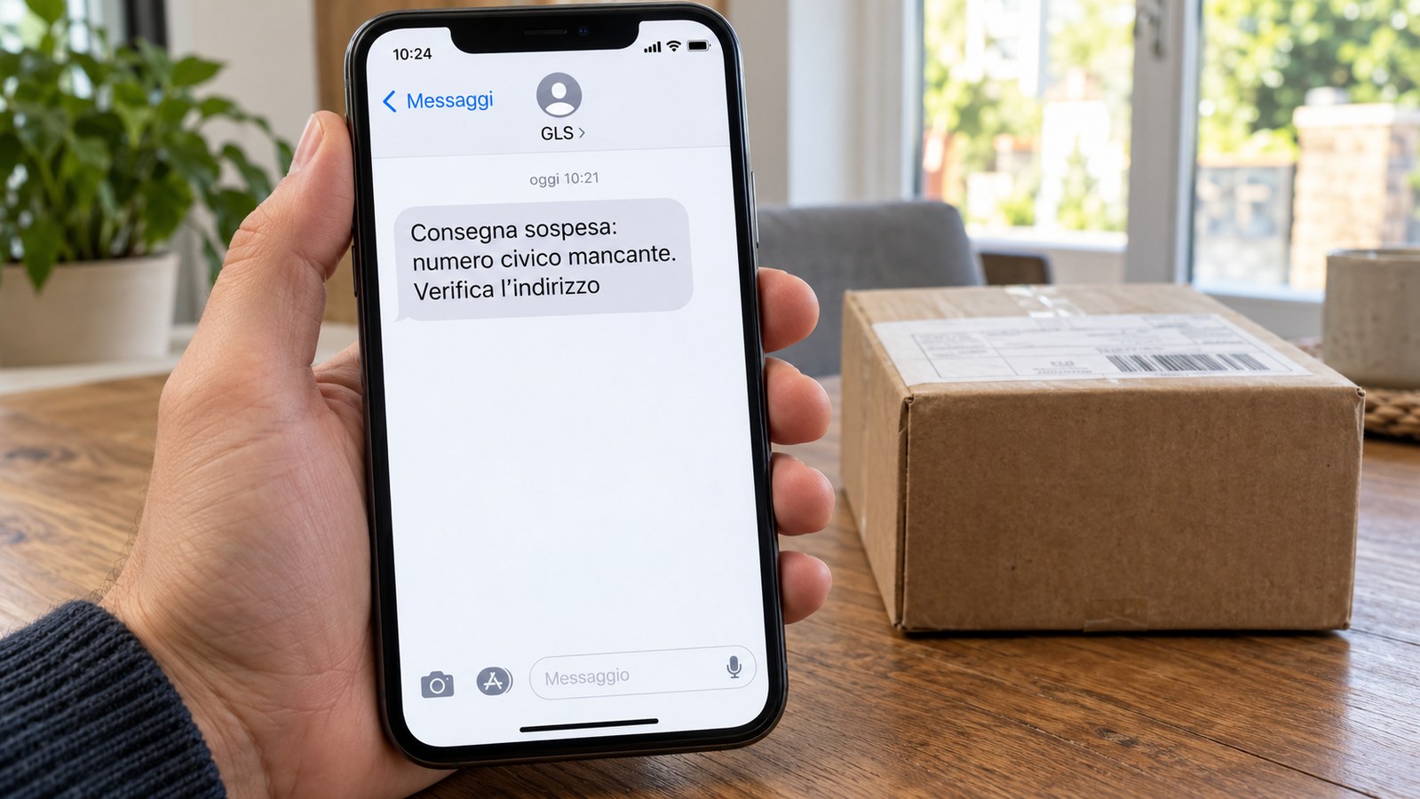 GLS, falsi SMS sulla consegna sospesa portano a un sito estraneo