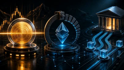 Bitcoin in stallo, Ethereum limita lo staking e banche onchain