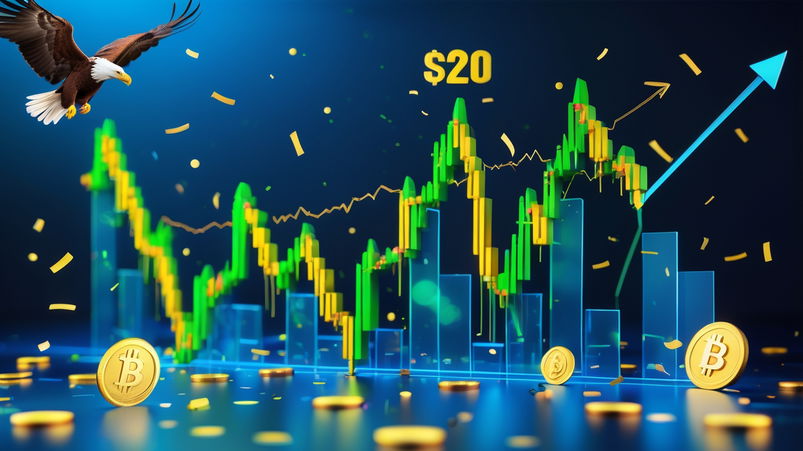 Sui crea le basi per il rally, investitori puntano a $20