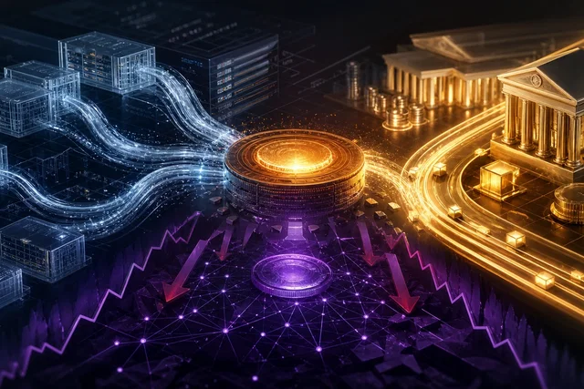 Bitcoin cede agli ETF, Ethereum scivola e SoFi accende stablecoin