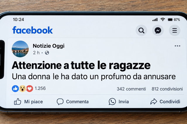 Social, un messaggio sui profumi rilancia una bufala