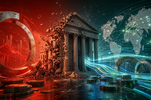 Bitcoin frena, ETF in rosso e stablecoin sfidano le banche