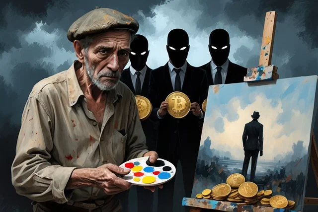 Truffa da 2 milioni a un artista a nome di Coinbase