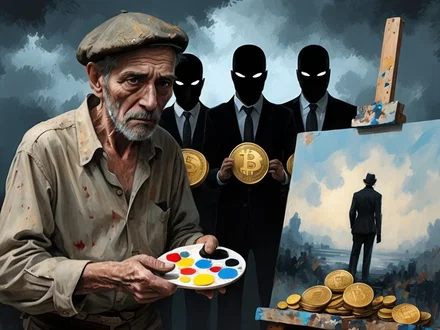 Truffa da 2 milioni a un artista a nome di Coinbase