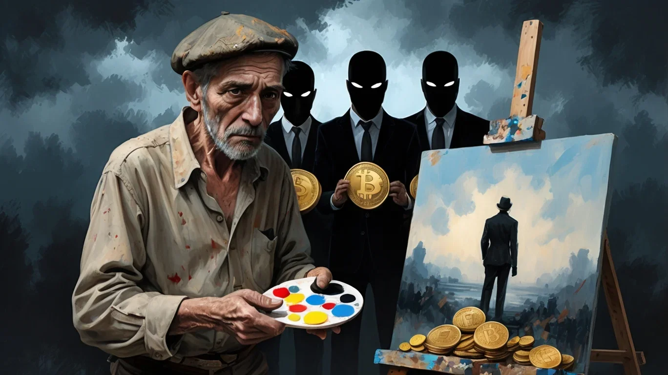 Truffa da 2 milioni a un artista a nome di Coinbase