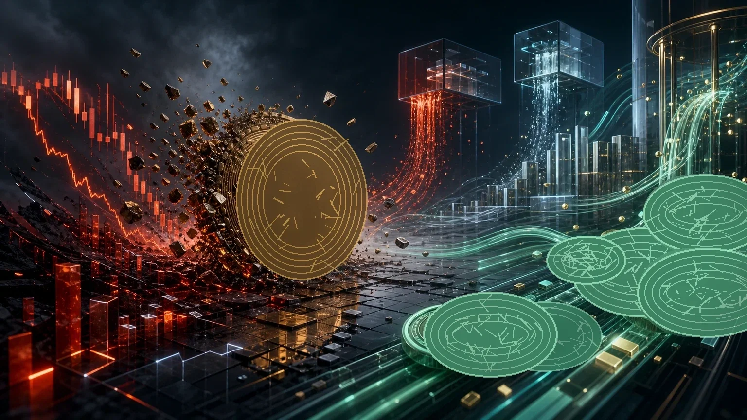 Bitcoin cede mentre ETF e stablecoin ridisegnano il mercato