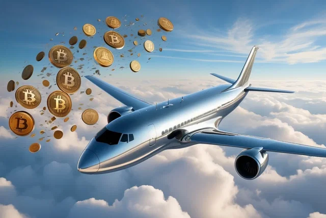 Voli e biglietti aerei: ora si pagano in crypto