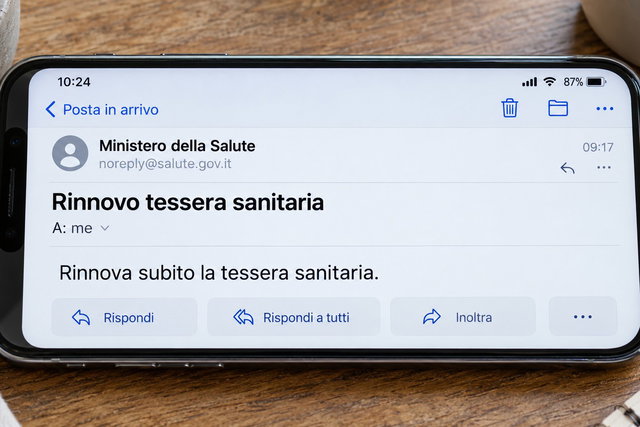 Tessera sanitaria, email allarmanti puntano ai dati personali