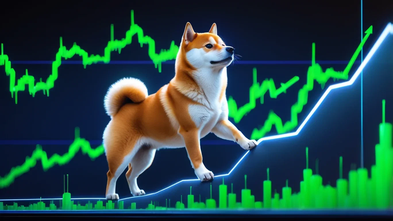 Shiba Inu: impennata dei volumi e resistenza solida