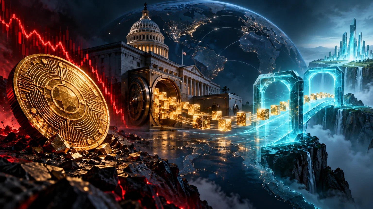 Bitcoin frena mentre Washington muove BTC e Sui apre Hashi