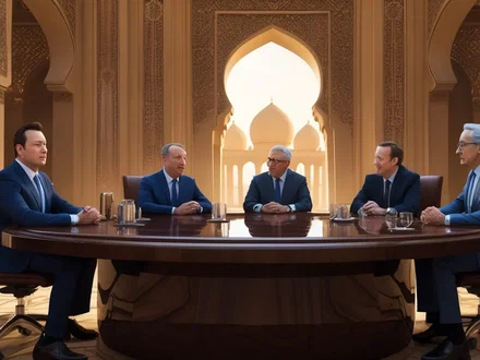 Musk, Fink e Zuckerberg al forum saudita