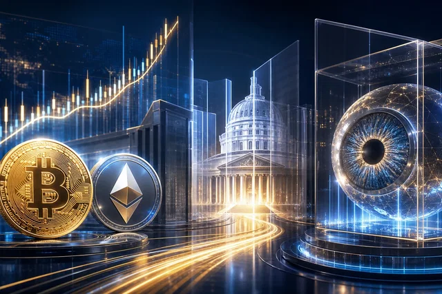 Bitcoin sale, CLARITY avanza e Worldcoin sfida gli ETF