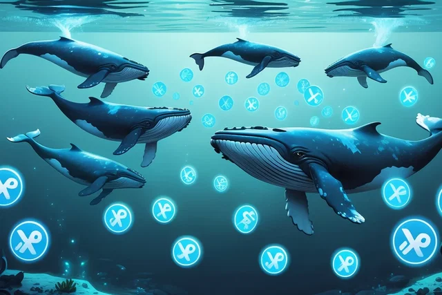 Le balene XRP accumulano 880 milioni di token