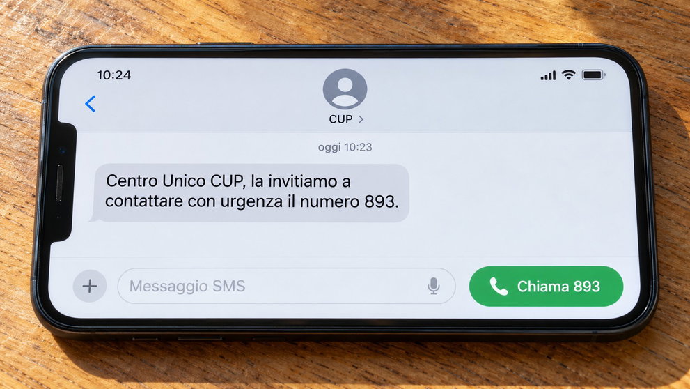 CUP, falsi SMS invitano a chiamare numeri a pagamento
