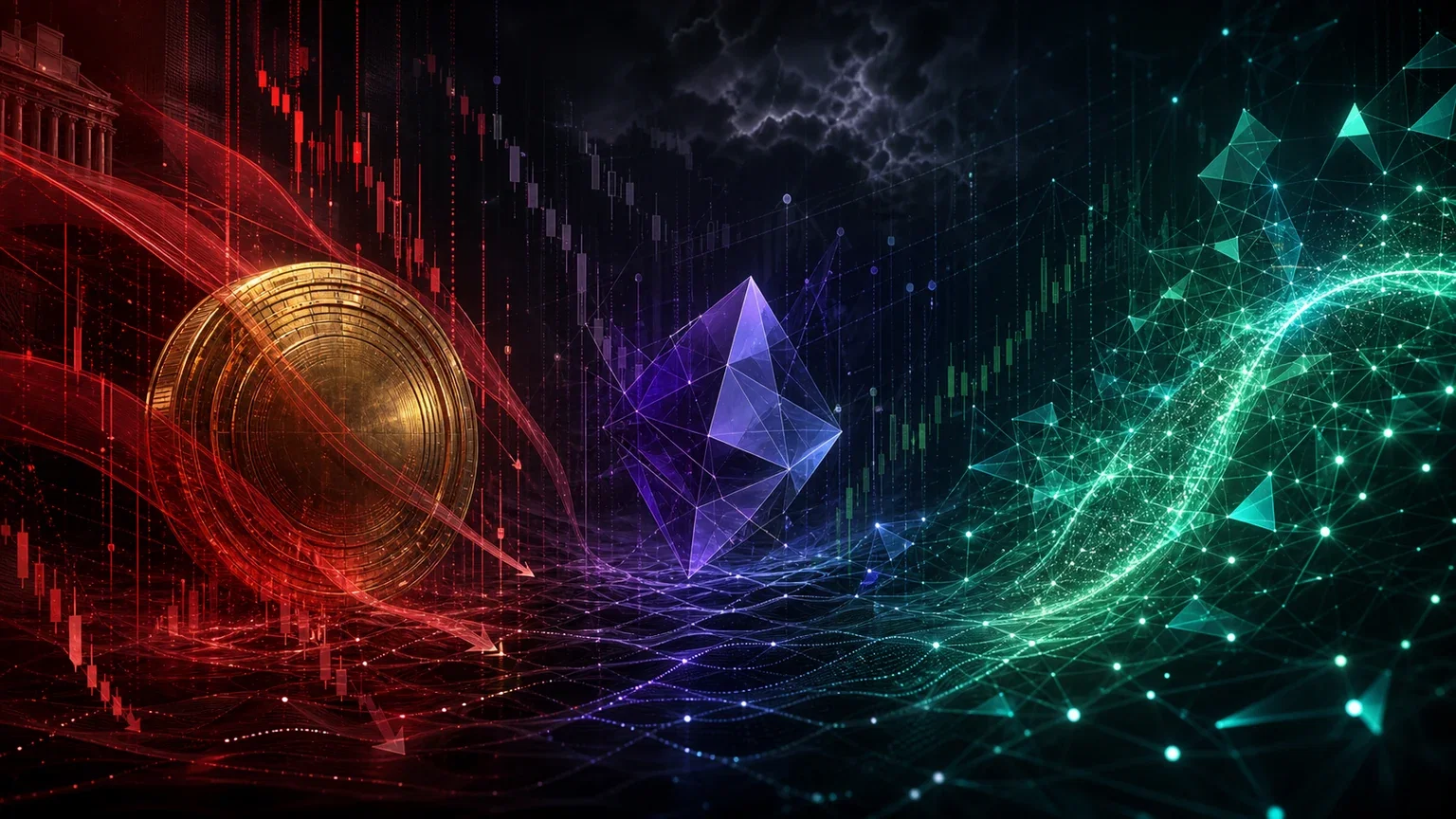 ETF pesano su Bitcoin, Ethereum arretra e NEAR risveglia l’AI