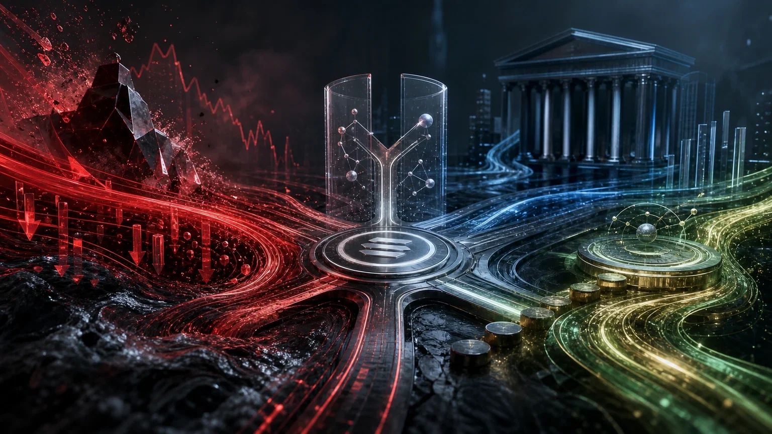 Bitcoin sotto 80K, ETF in rosso e stablecoin al bivio