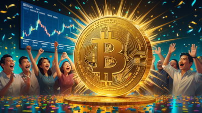 Bitcoin in festa: rally del 40% porta il cap a 900 miliardi