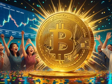 Bitcoin in festa: rally del 40% porta il cap a 900 miliardi