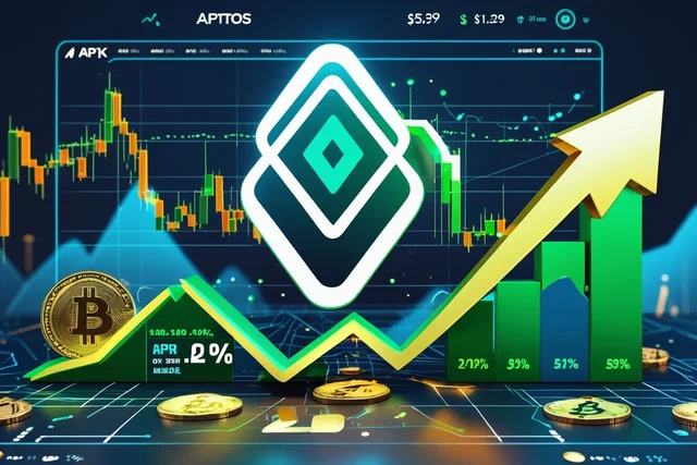 Aptos raggiunge i 5,29$ con previsioni rialziste