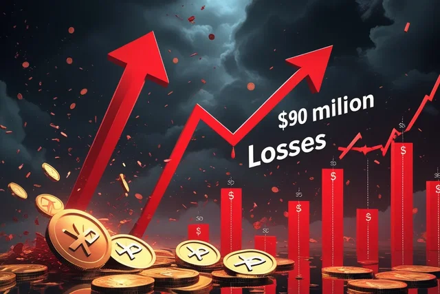 Xrp di Ripple crolla: 90 milioni in perdite