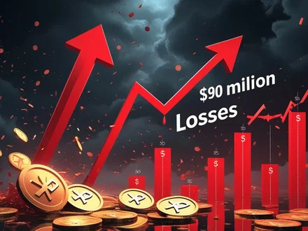 Xrp di Ripple crolla: 90 milioni in perdite