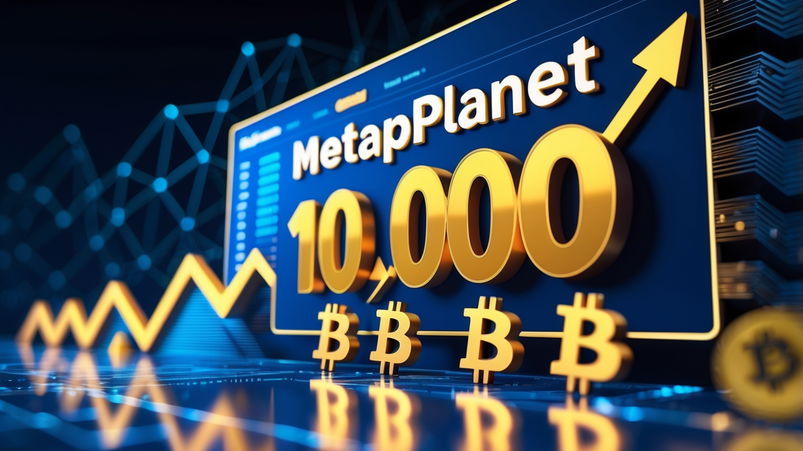 Metaplanet raggiunge 10mila Bitcoin con nuovo acquisto