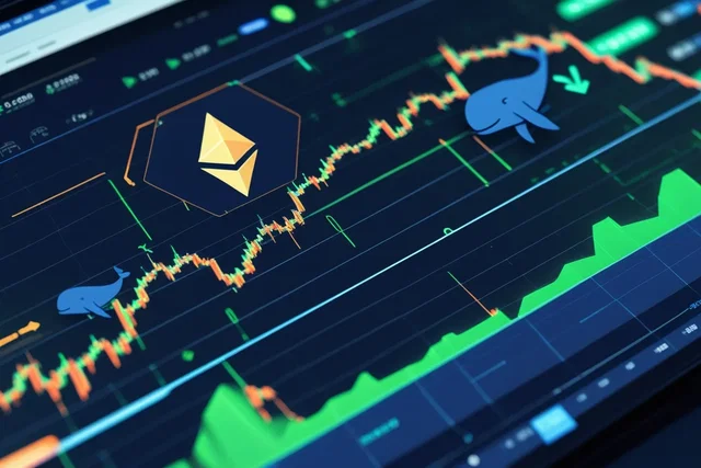 Ethereum cala per vendite, balene limitano calo