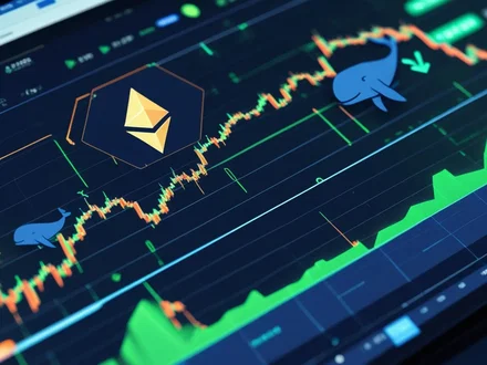 Ethereum cala per vendite, balene limitano calo