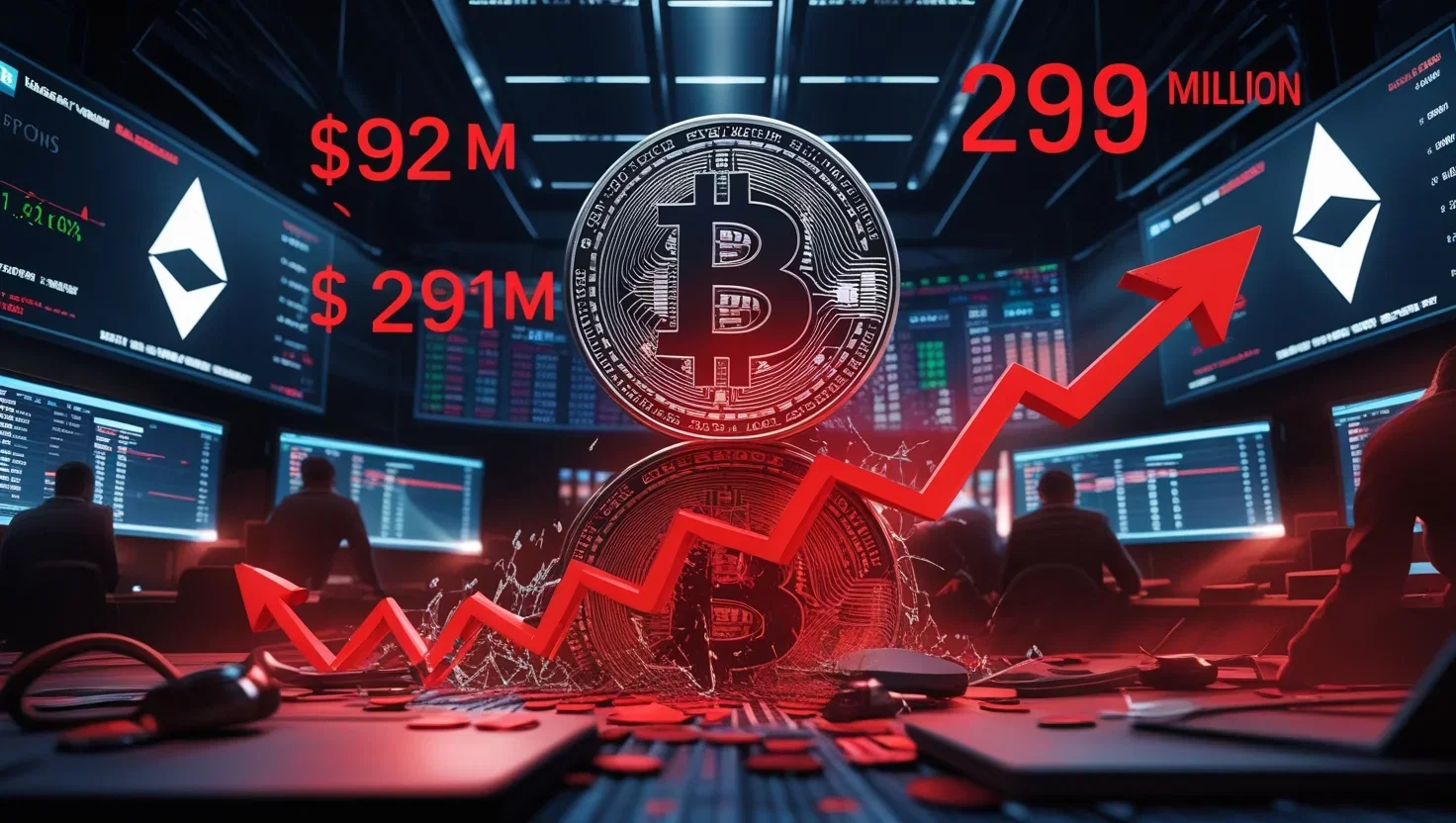 Bitcoin travolge trader: persi 92 milioni di dollari