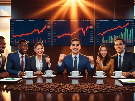 Vanadi Coffee vola del 242% con Bitcoin treasury