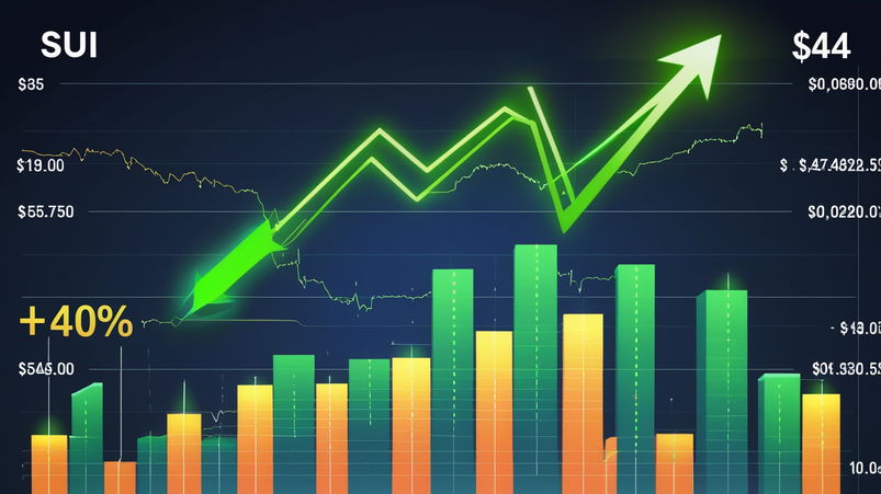 SUI punta al +140% dopo aver riconquistato $4