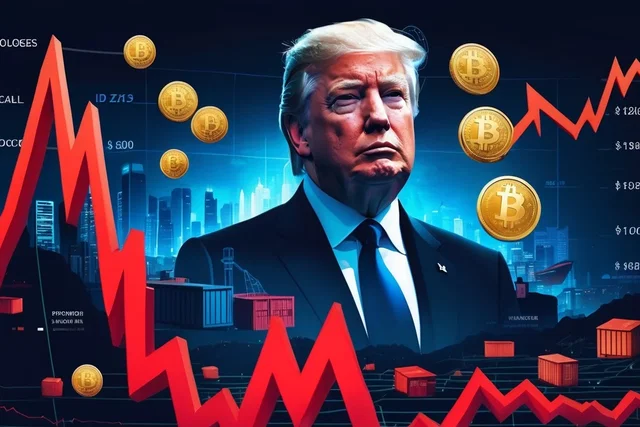 Bitcoin crolla per i dazi Trump, crollo Dogecoin