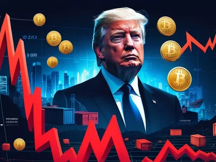 Bitcoin crolla per i dazi Trump, crollo Dogecoin
