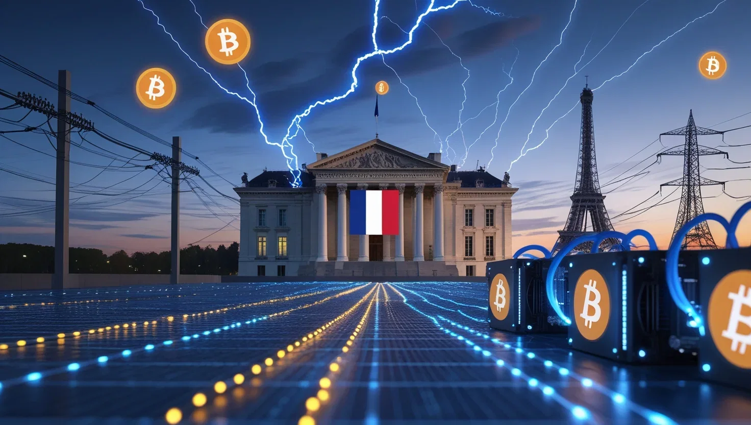 Francia vuole minare Bitcoin con energia sprecata