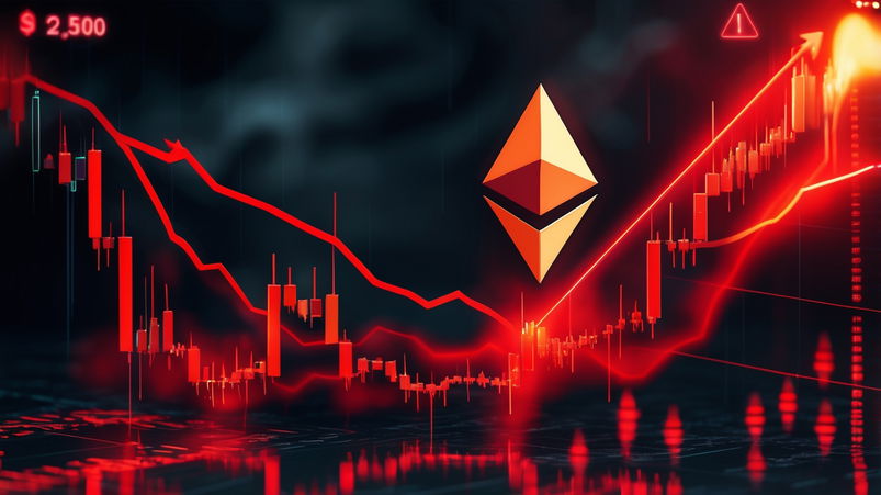 Ethereum crolla del 10%, mercato in allerta
