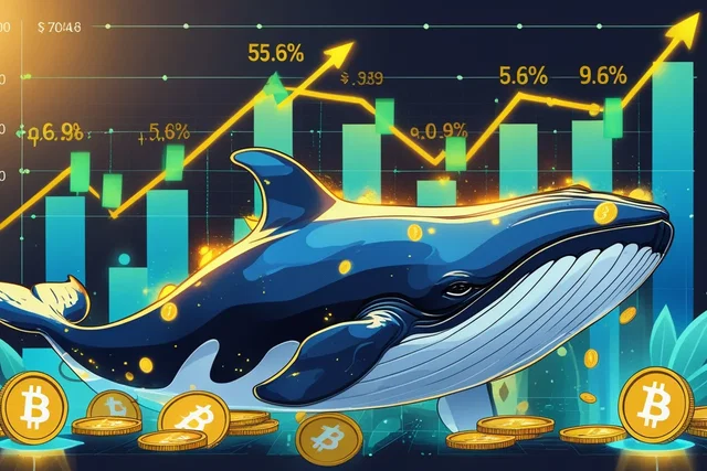 Balene accumulano 1B DOGE, prezzo sale del 5,6%