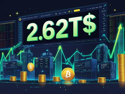 Binance Futures record 2025: scambiati 2,62T$
