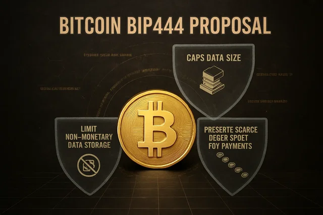Bitcoin: BIP-444 divide su limiti dati e rischi