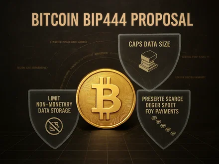 Bitcoin: BIP-444 divide su limiti dati e rischi