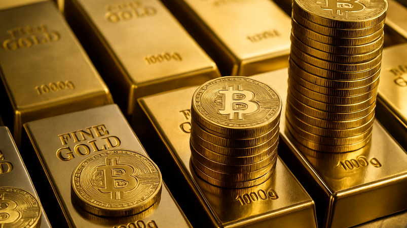Bitcoin contro oro: perché monitorare il rapporto