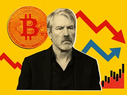 Bitcoin crolla: l'allarme di Saylor spaventa