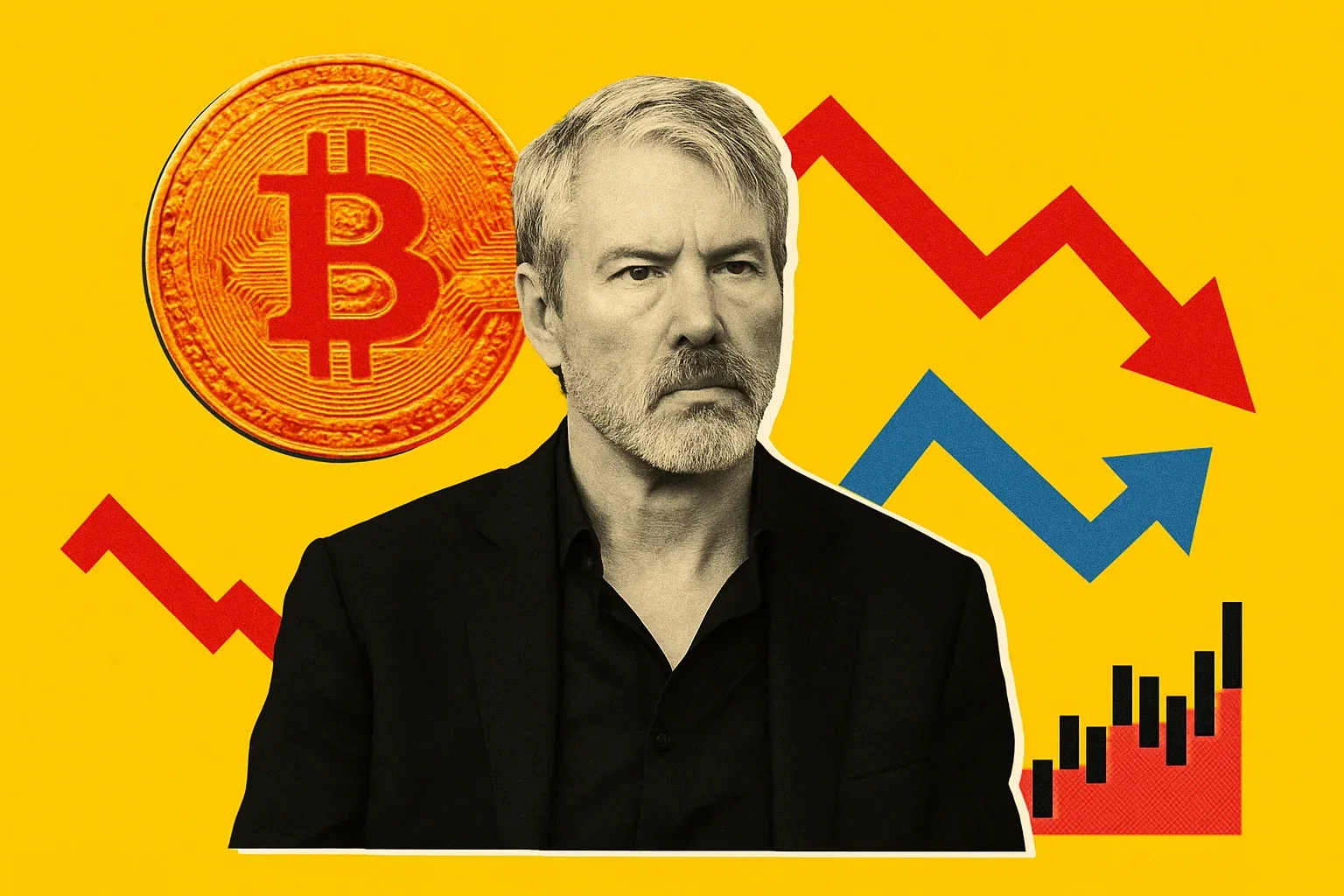 Bitcoin crolla: l'allarme di Saylor spaventa