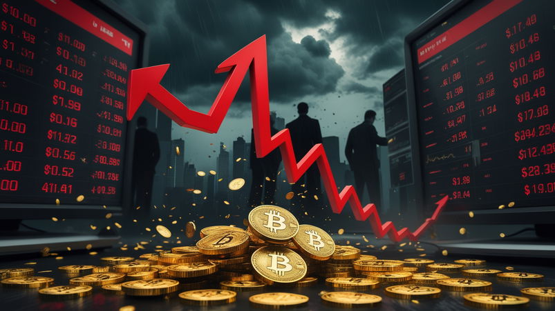Bitcoin crolla sotto 110K$, ETF perdono 536M$