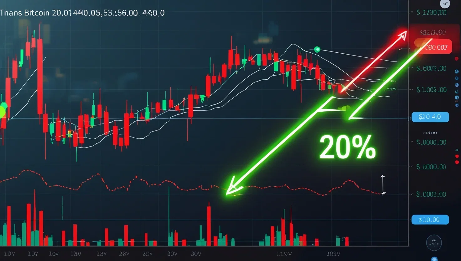 Bitcoin crolla sotto media 100 giorni, long +20%