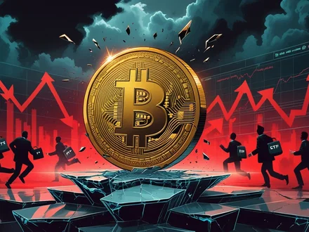 Bitcoin crolla: supporti cedono e ETF in fuga