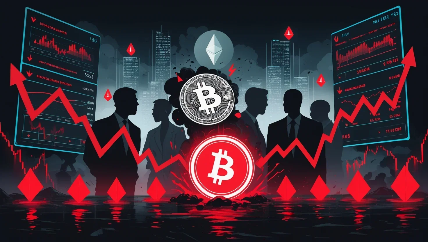 Bitcoin ed Ethereum crollano: retail in fuga ad agosto