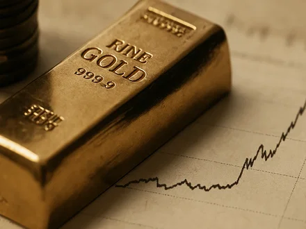 Bitcoin ed Ethereum salgono mentre l'oro scende