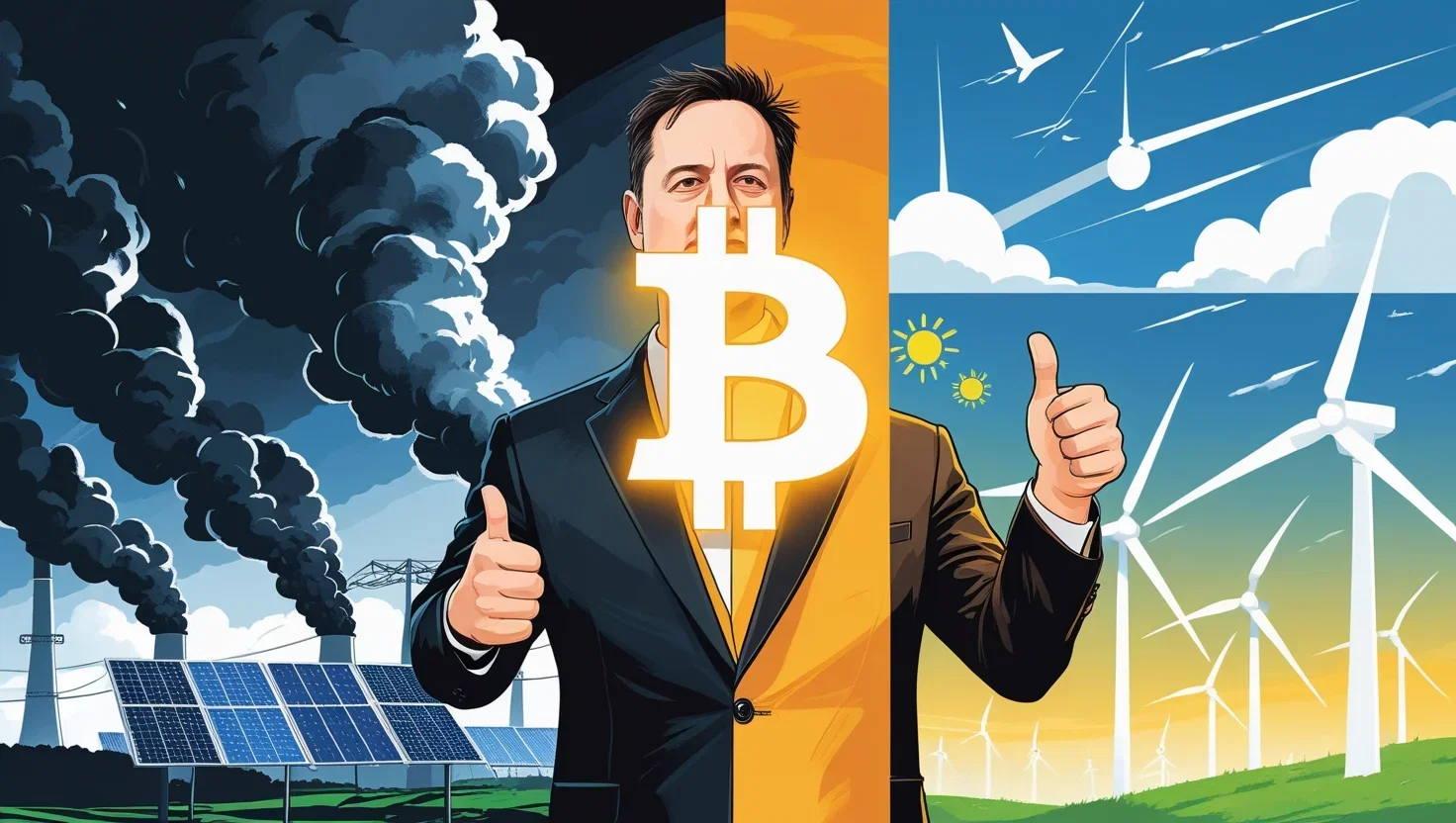 Bitcoin ora piace a Musk: cambia idea sull'energia